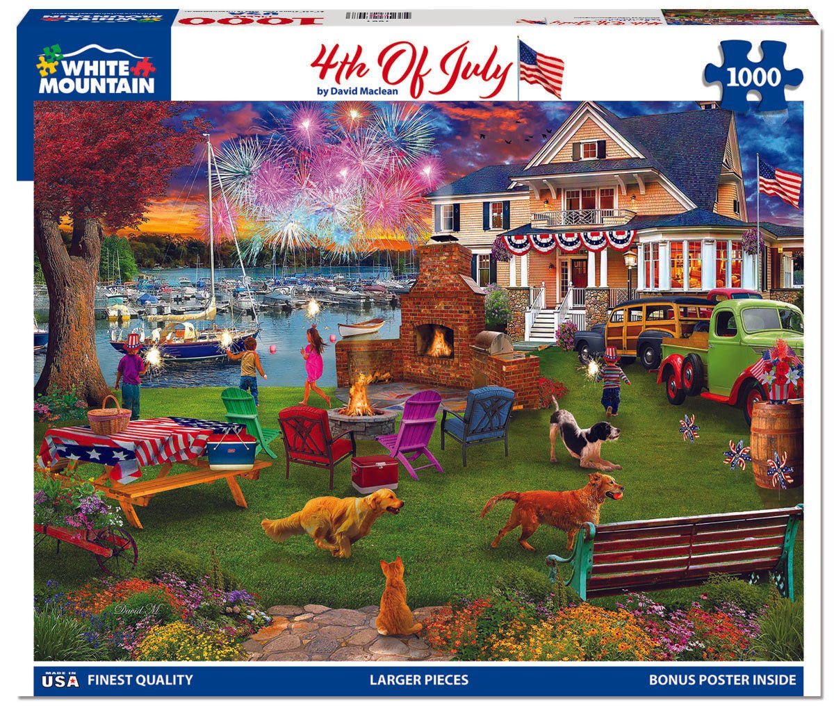 WHITE MOUNTAIN 4th Of July (1881pz) 1000 PCS
