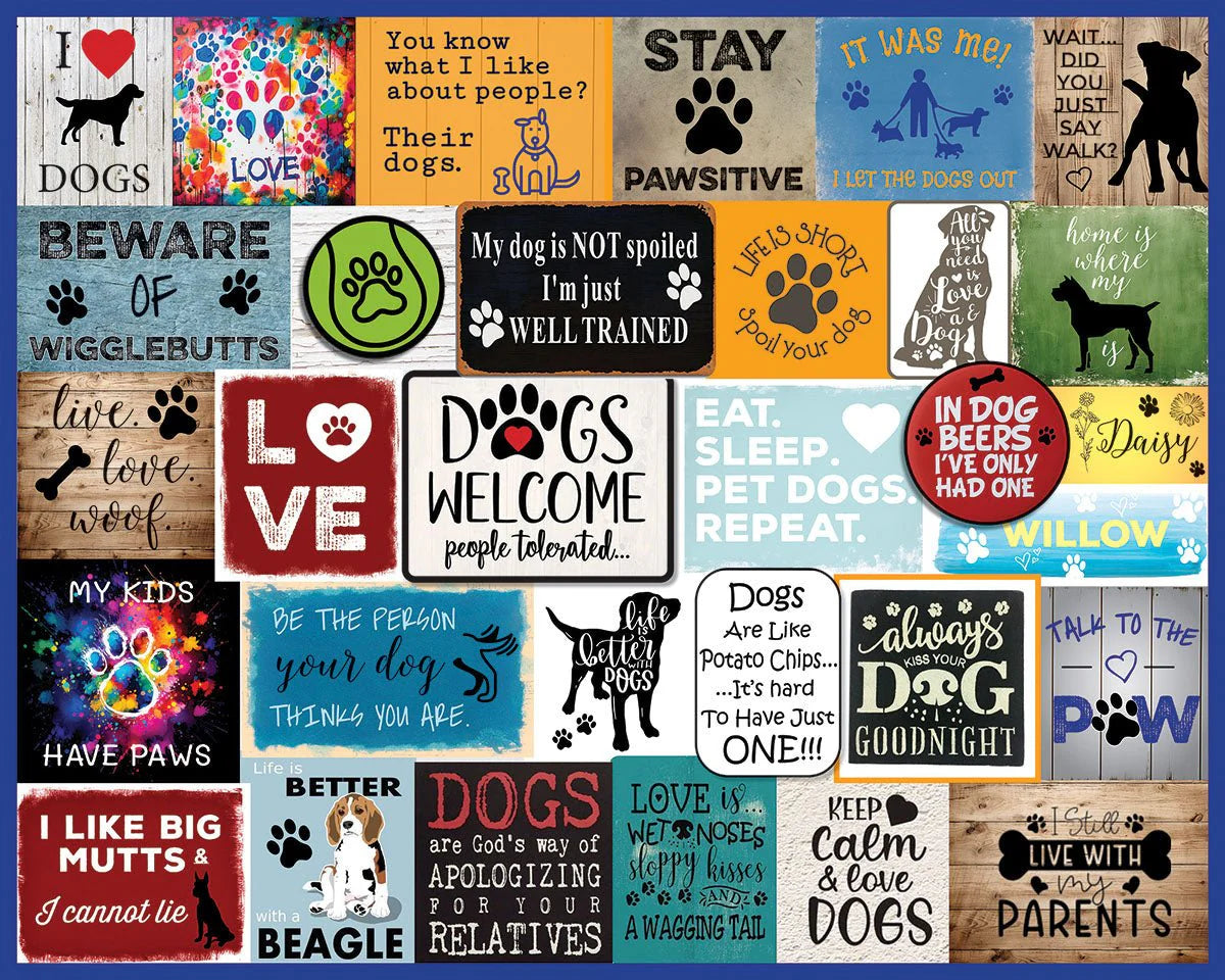 WHITE MOUNTAIN I Love Dogs (1926pz) 1000 PCS