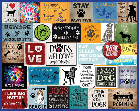 WHITE MOUNTAIN I Love Dogs (1926pz) 1000 PCS