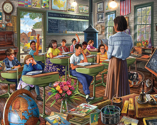 WHITE MOUNTAIN Vintage Classroom (1978pz) 1000 PCS