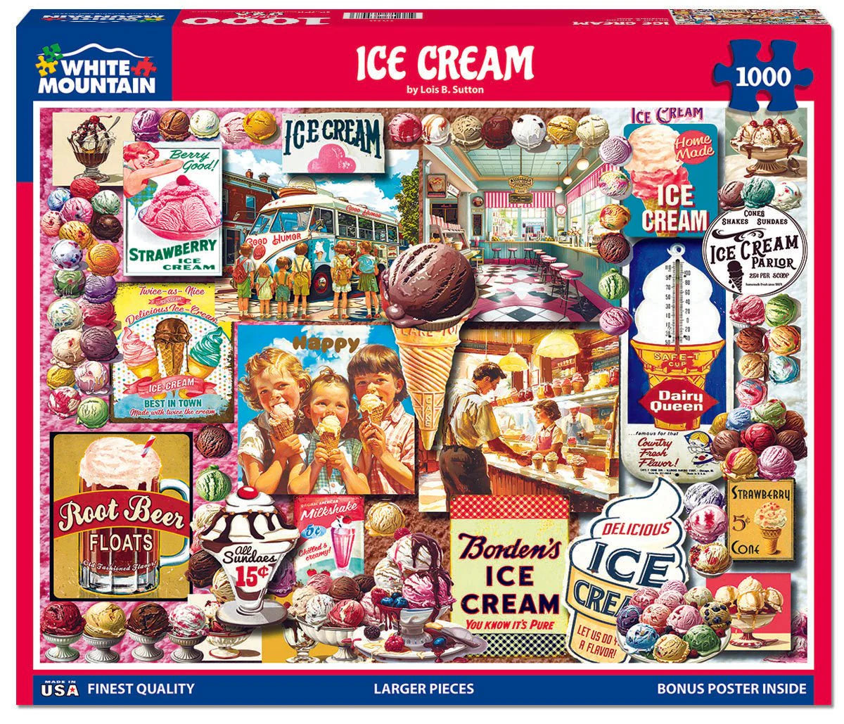 WHITE MOUNTAIN Ice Cream (2026pz) 1000 PCS
