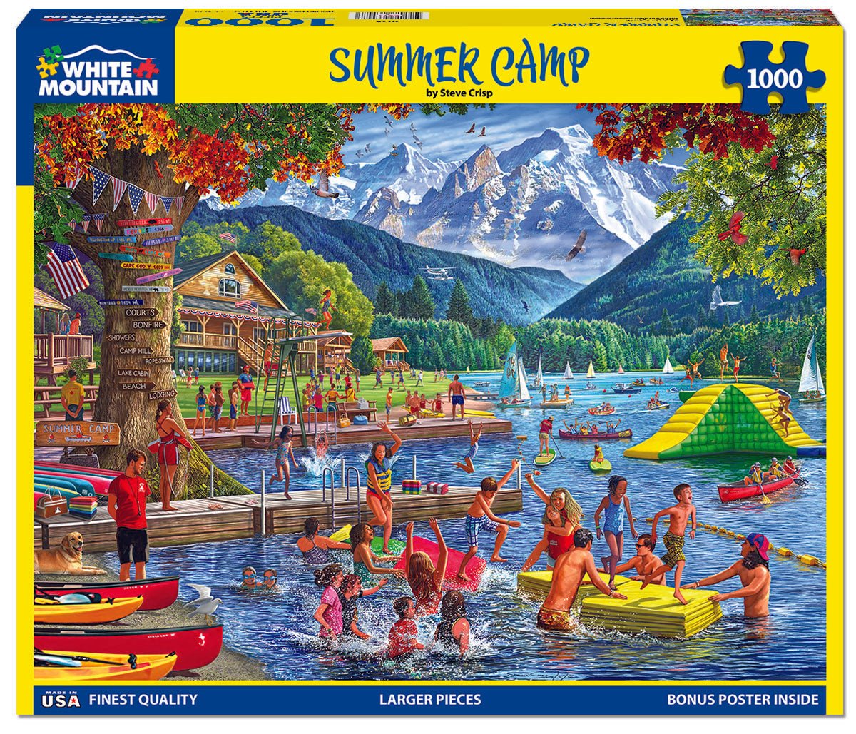 WHITE MOUNTAIN Summer Camp (2028pz) 1000 PCS