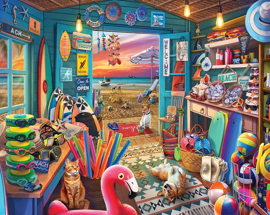 WHITE MOUNTAIN Beach Hut Store (2042pz) 1000 PCS