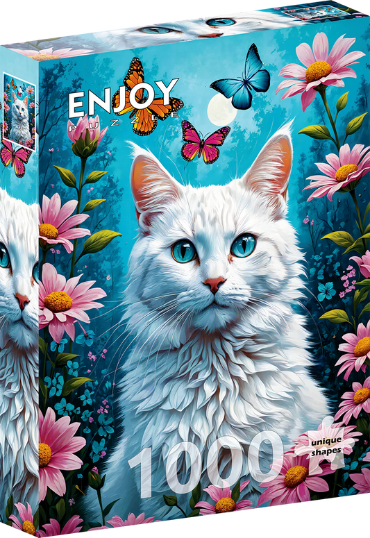 ENJOY PUZZLE White Cat 1000 PCS