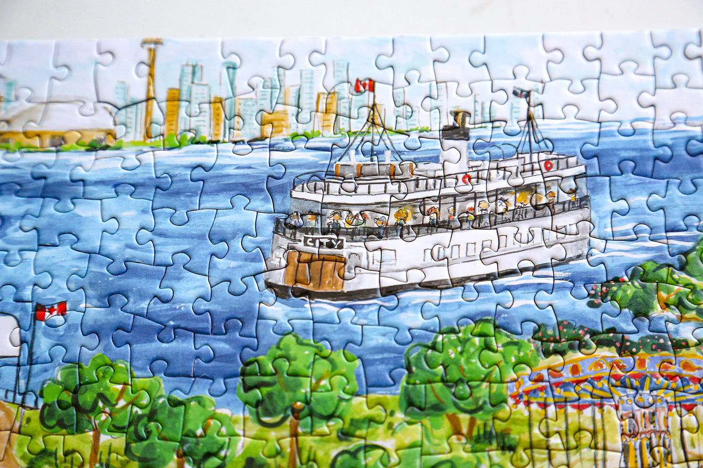 PAPER HOOD 'Toronto Island' 1,000-Piece Puzzle