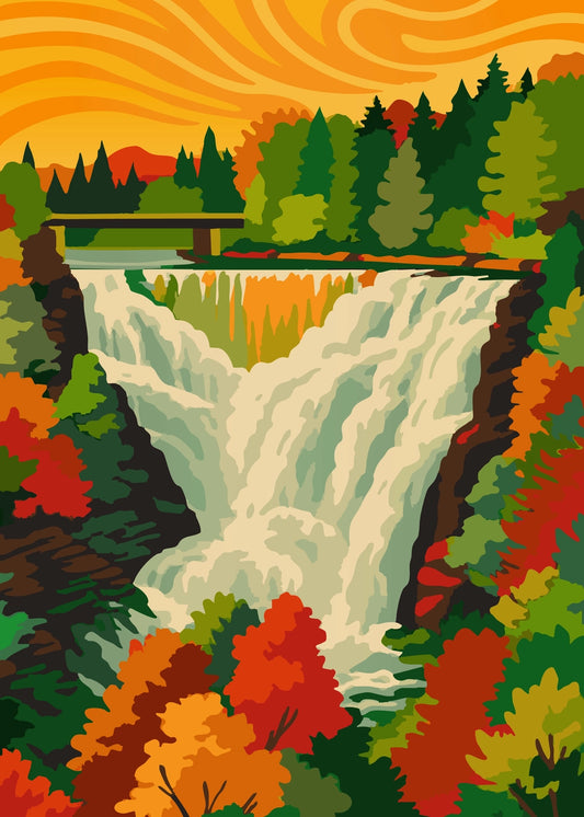 VILLAGER Autumn Cascade | 1000-Piece Puzzle | Designed in Canada
