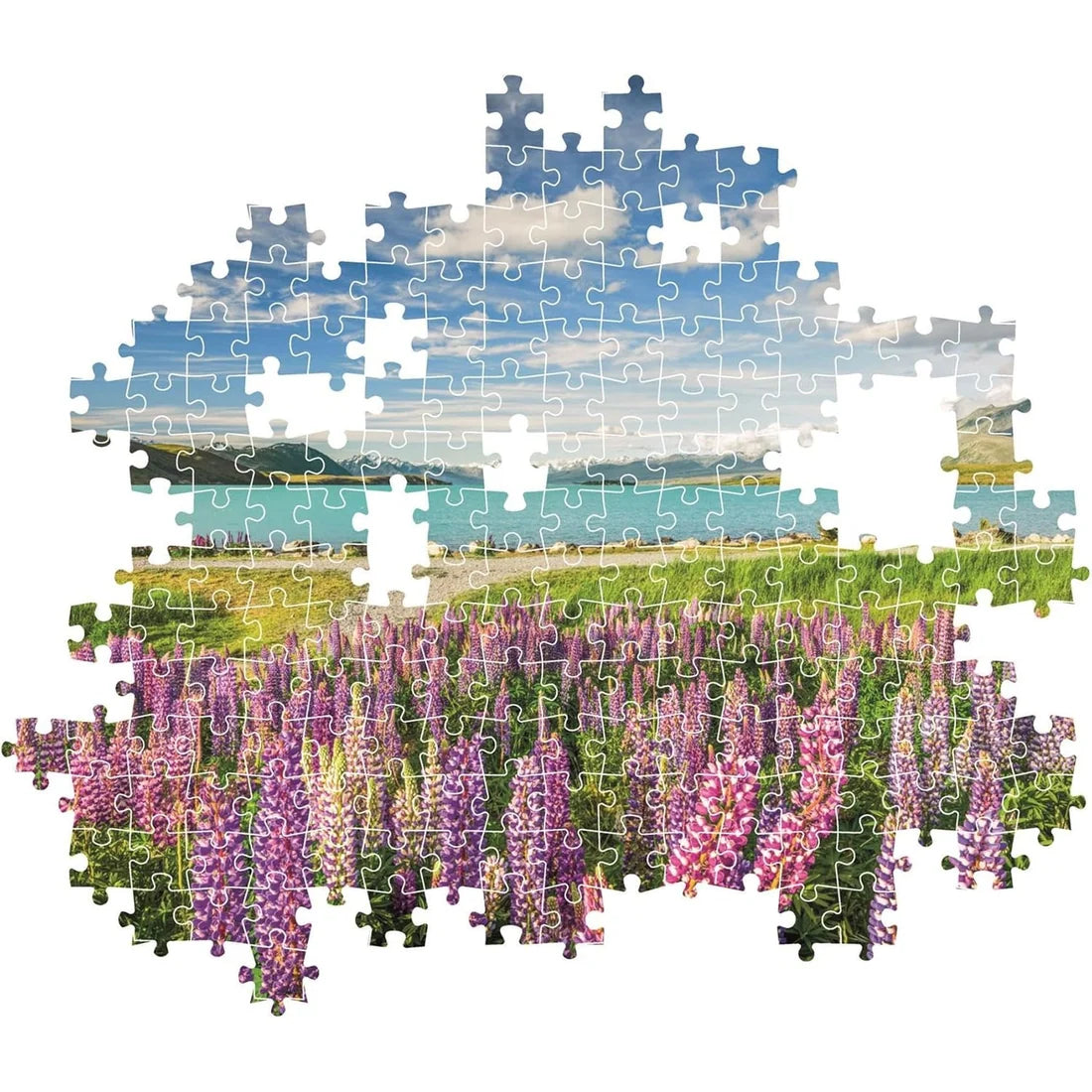 CLEMENTONI, LUPINS AT LAKE TEKAPO, 1500pcs