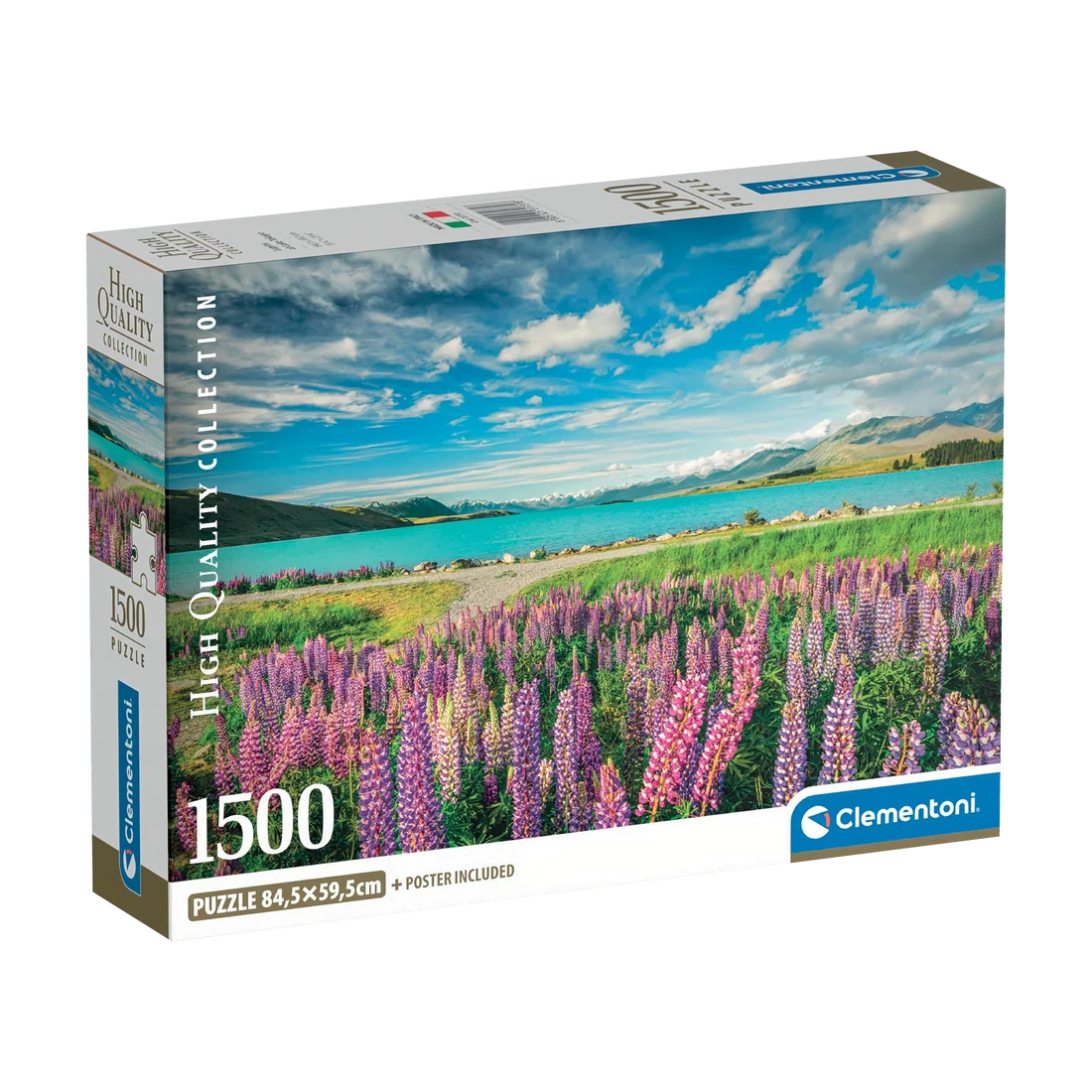 CLEMENTONI, LUPINS AT LAKE TEKAPO, 1500pcs