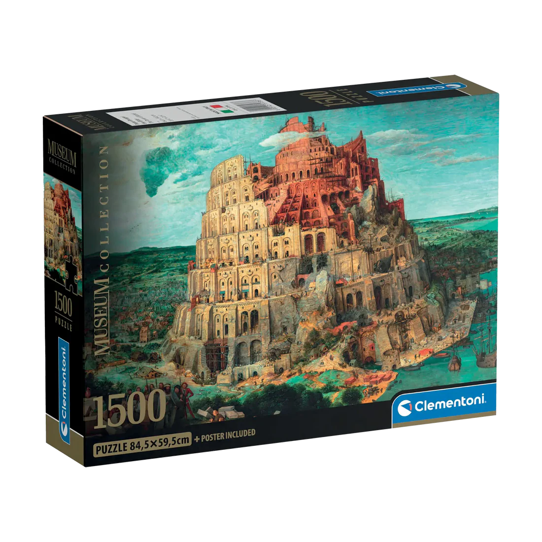 CLEMENTONI MUSEUM: THE TOWER OF BABEL - BRUEGEL 1500 pcs