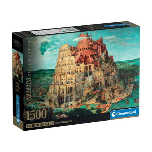 CLEMENTONI MUSEUM: THE TOWER OF BABEL - BRUEGEL 1500 pcs