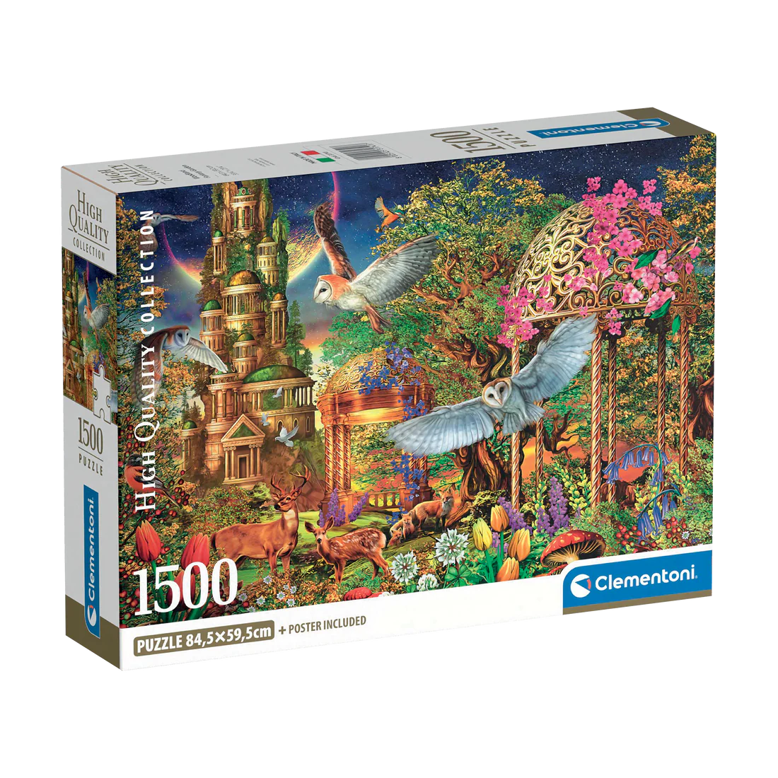 CLEMENTONI WOODLAND FANTASY GARDEN  1500pcs