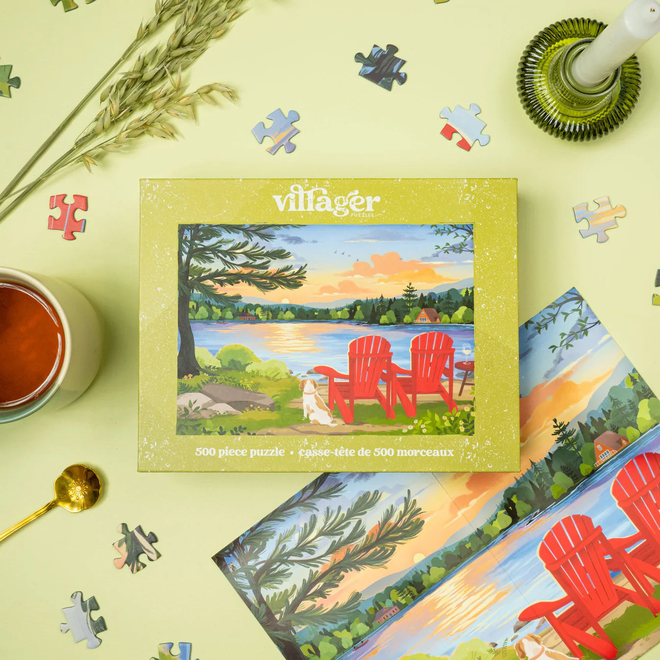VILLAGER Cottage Country | 500-Piece Puzzle for Adults | Designed in Canada by Nicolle Lalonde
