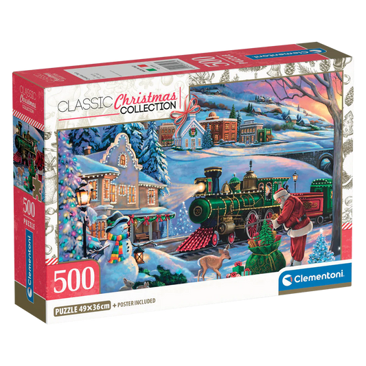 CLEMENTONI CHRISTMAS TRAIN 500 PCS