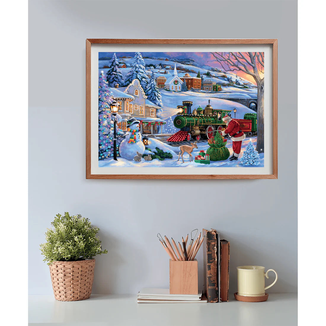 CLEMENTONI CHRISTMAS TRAIN 500 PCS