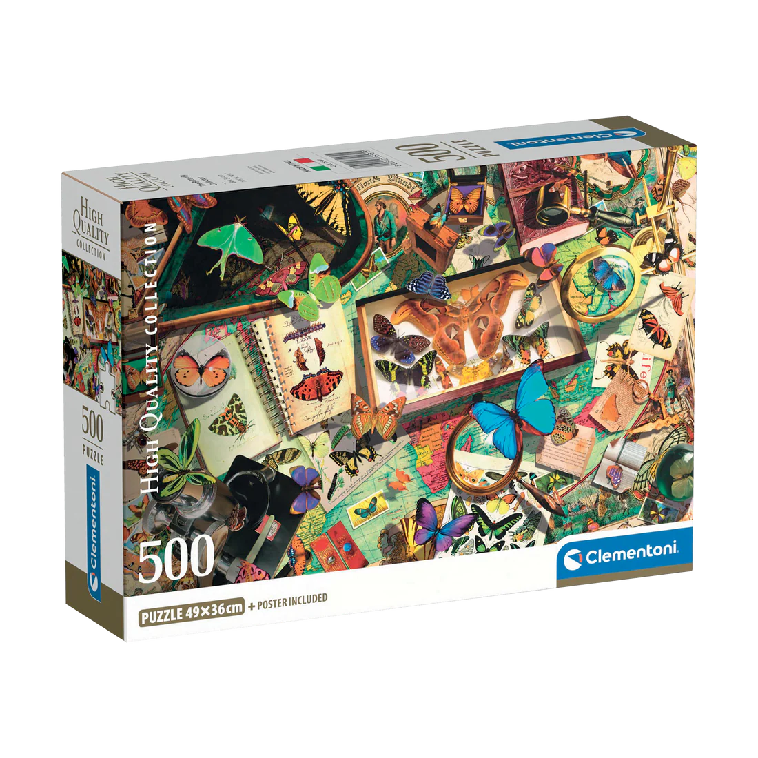 CLEMENTONI THE BUTTERFLY COLLECTOR 500 PCS