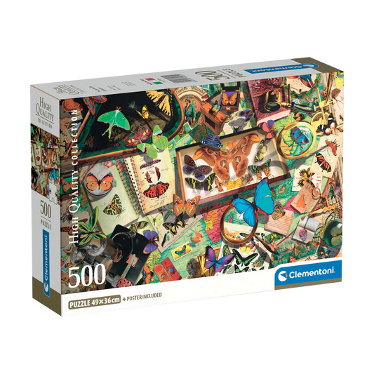 CLEMENTONI THE BUTTERFLY COLLECTOR 500 PCS