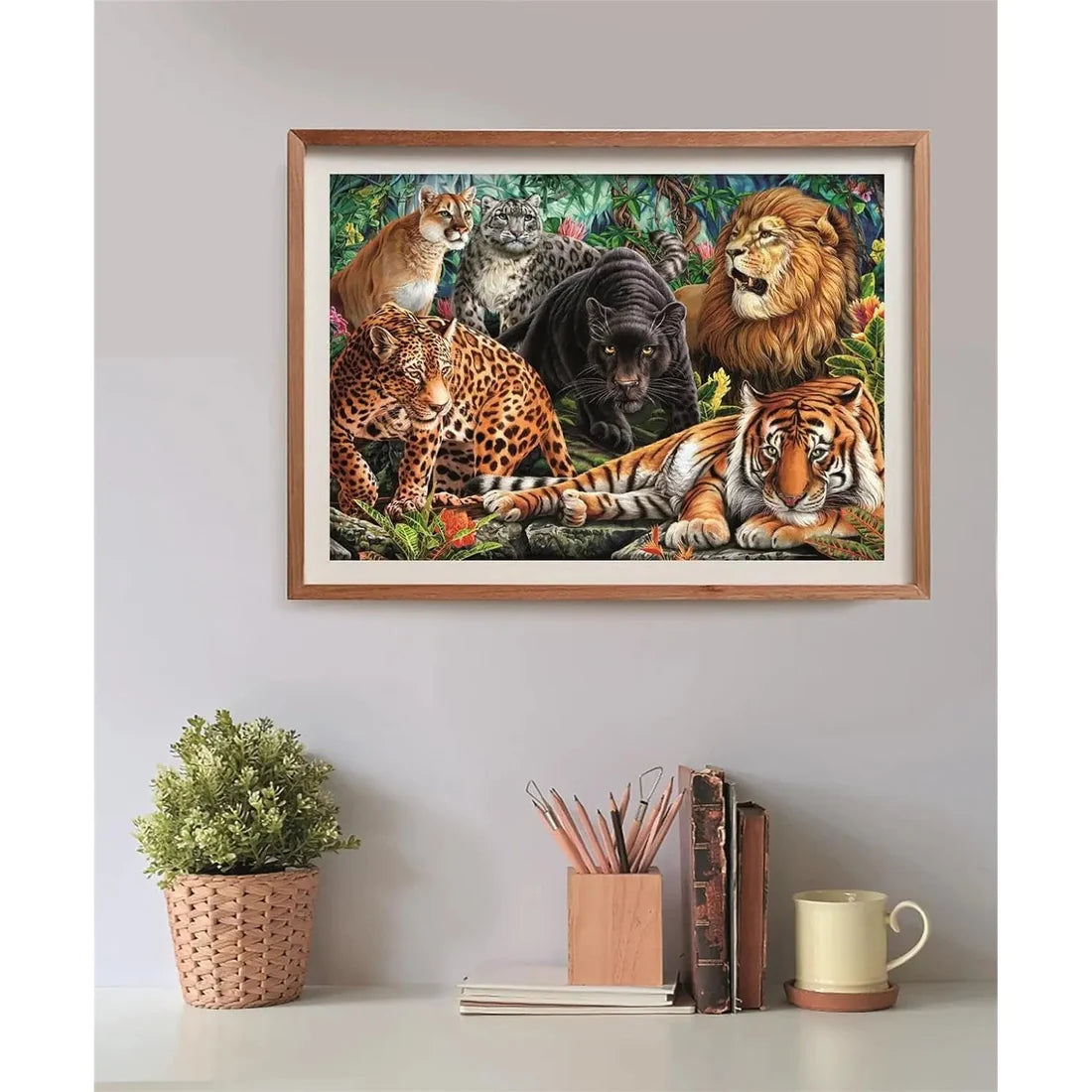 CLEMENTONI, WILD CATS, 500pcs