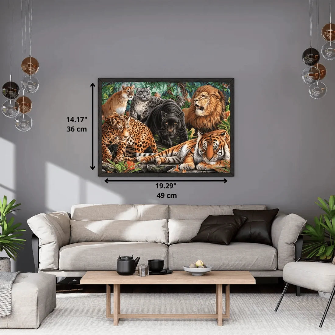 CLEMENTONI, WILD CATS, 500pcs