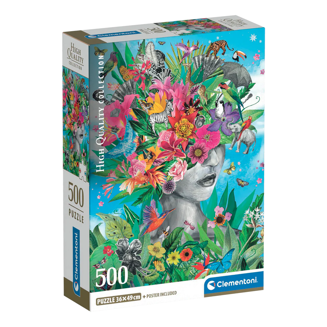 CLEMENTONI HEAD IN THE JUNGLE 500 pcs