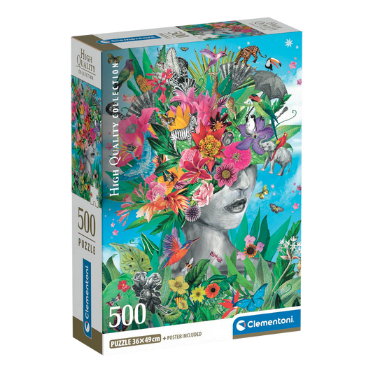 CLEMENTONI HEAD IN THE JUNGLE 500 pcs