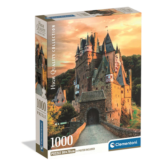 CLEMENTONI GOLDEN HOUR AT ELTZ CASTLE 1000 PCS