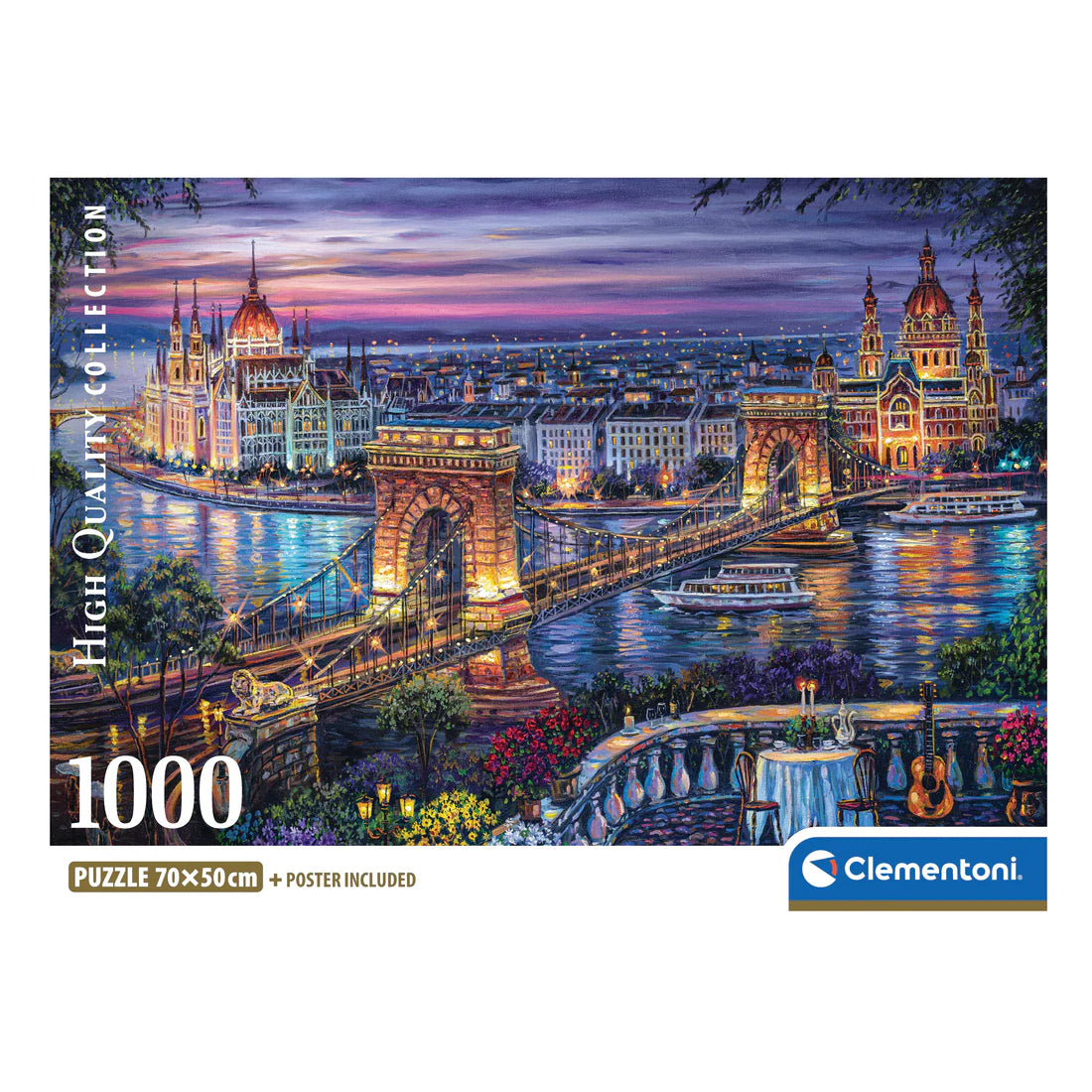 CLEMENTONI LIGHTS OF THE DANUBE 1000 PCS