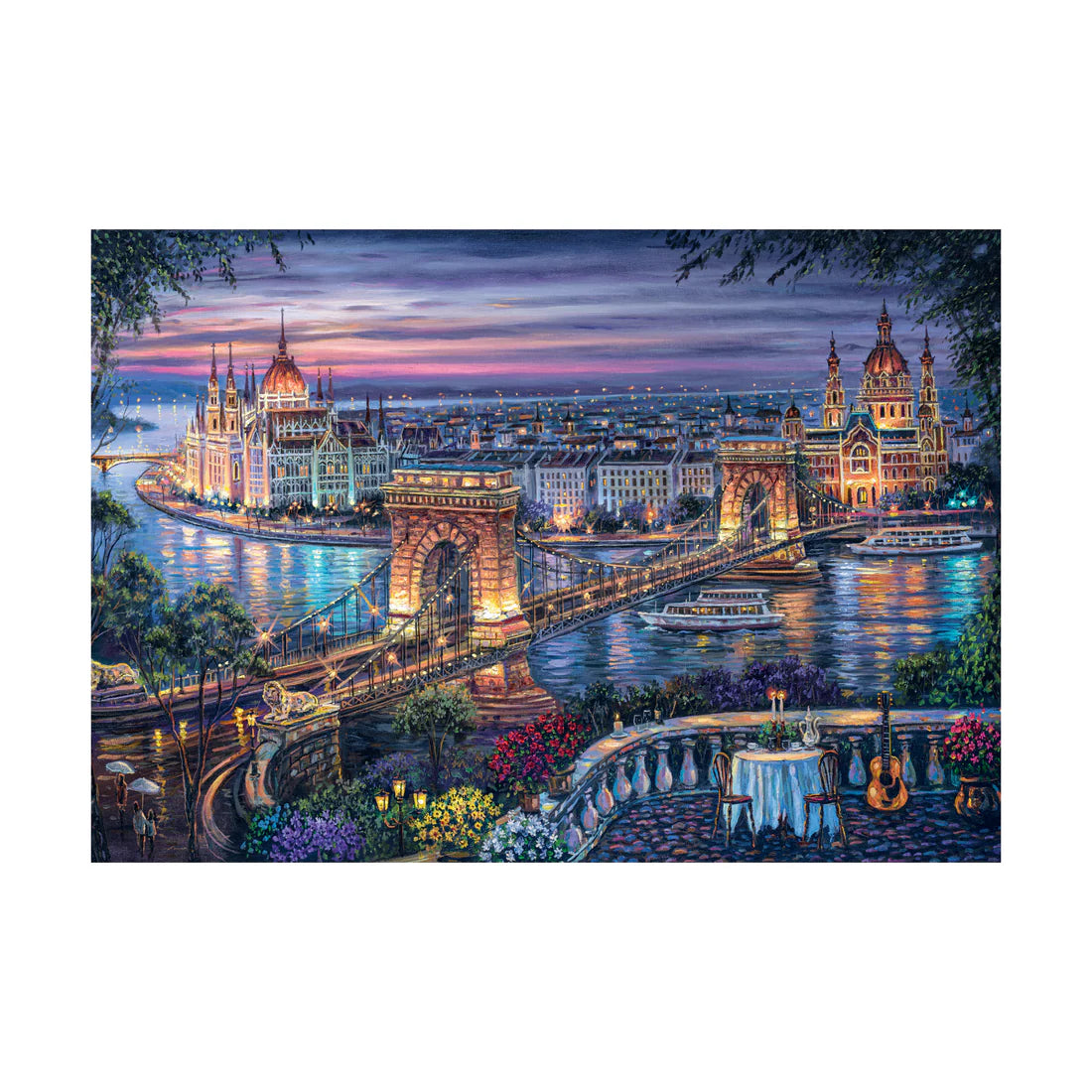 CLEMENTONI LIGHTS OF THE DANUBE 1000 PCS