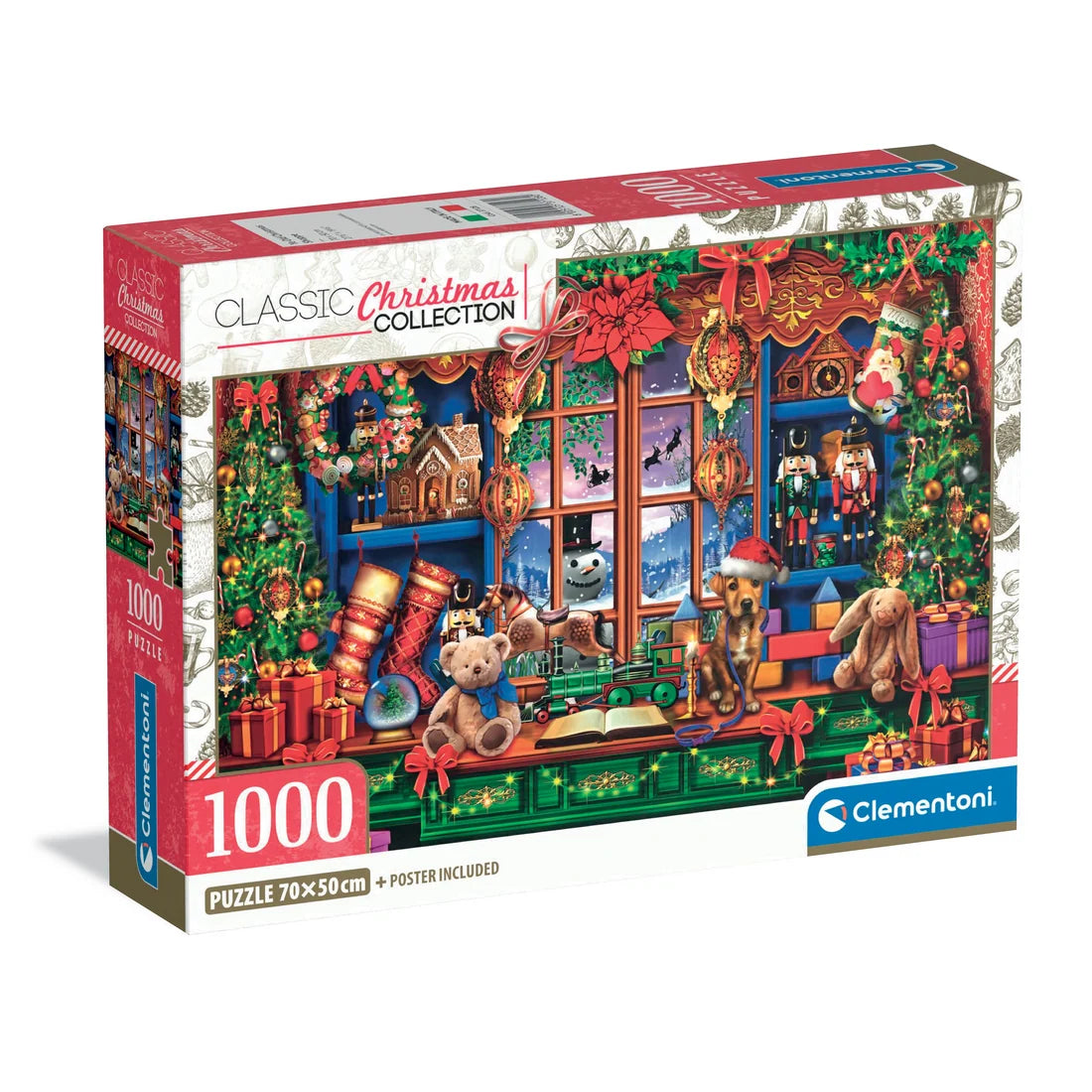 CLEMENTONI, OLD CHRISTMAS SHOPPE, 1000pcs