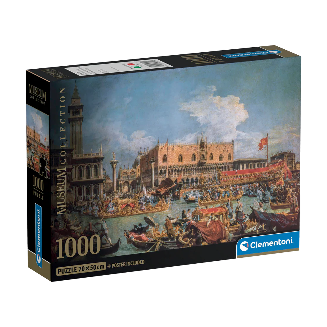 CLEMENTONI MUSEUM: THE RETURN OF THE BUCENTAUR AT THE MOLO ON ASCENSION DAY - CANALETTO 1000 PCS