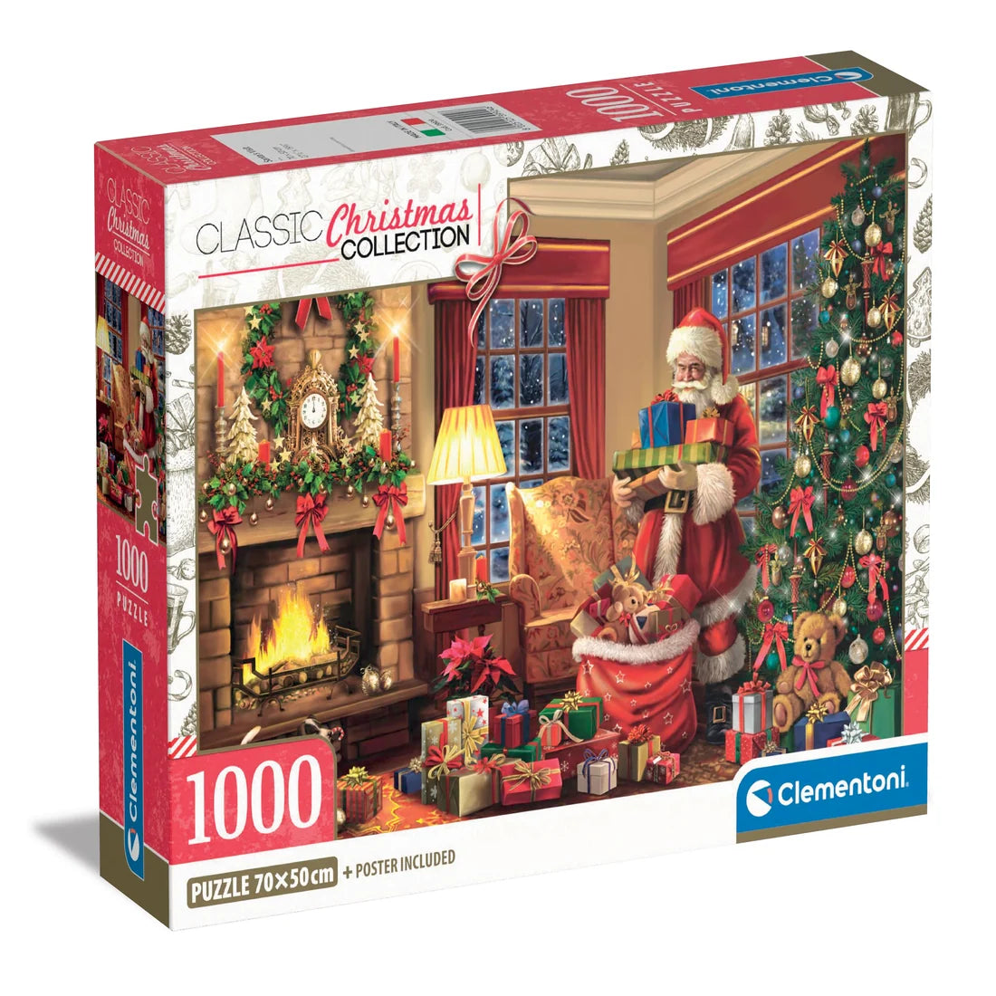 CLEMENTONI, SANTA'S VISIT, 1000pcs