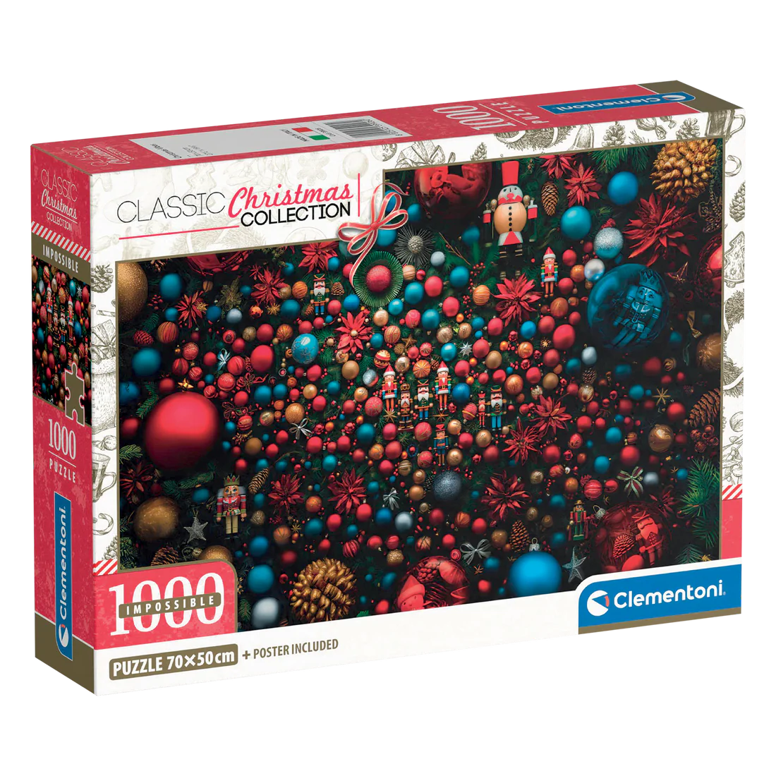 CLEMENTONI IMPOSSIBLE - CHRISTMAS VIBES 1000 PCS