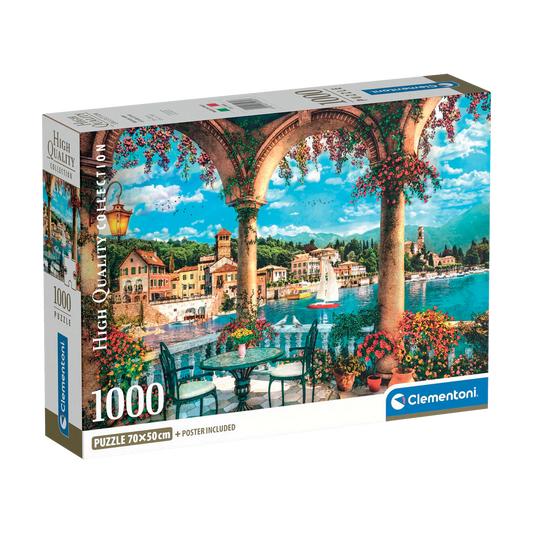 CLEMENTONI BALCONY VIEW OF LAKE COMO 1000 pcs