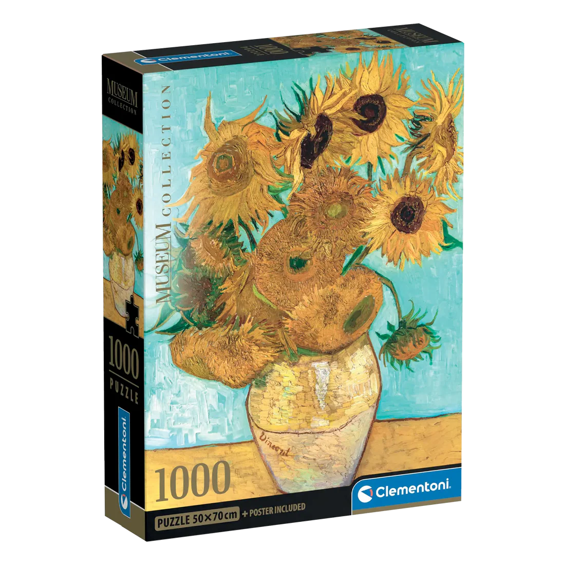 CLEMENTONI MUSEUM: SUNFLOWERS - VAN GOGH 1000 pcs