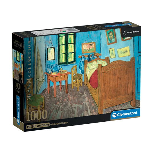 CLEMENTONI MUSEUM: BEDROOM IN ARLES - VAN GOGH 1000 PCS
