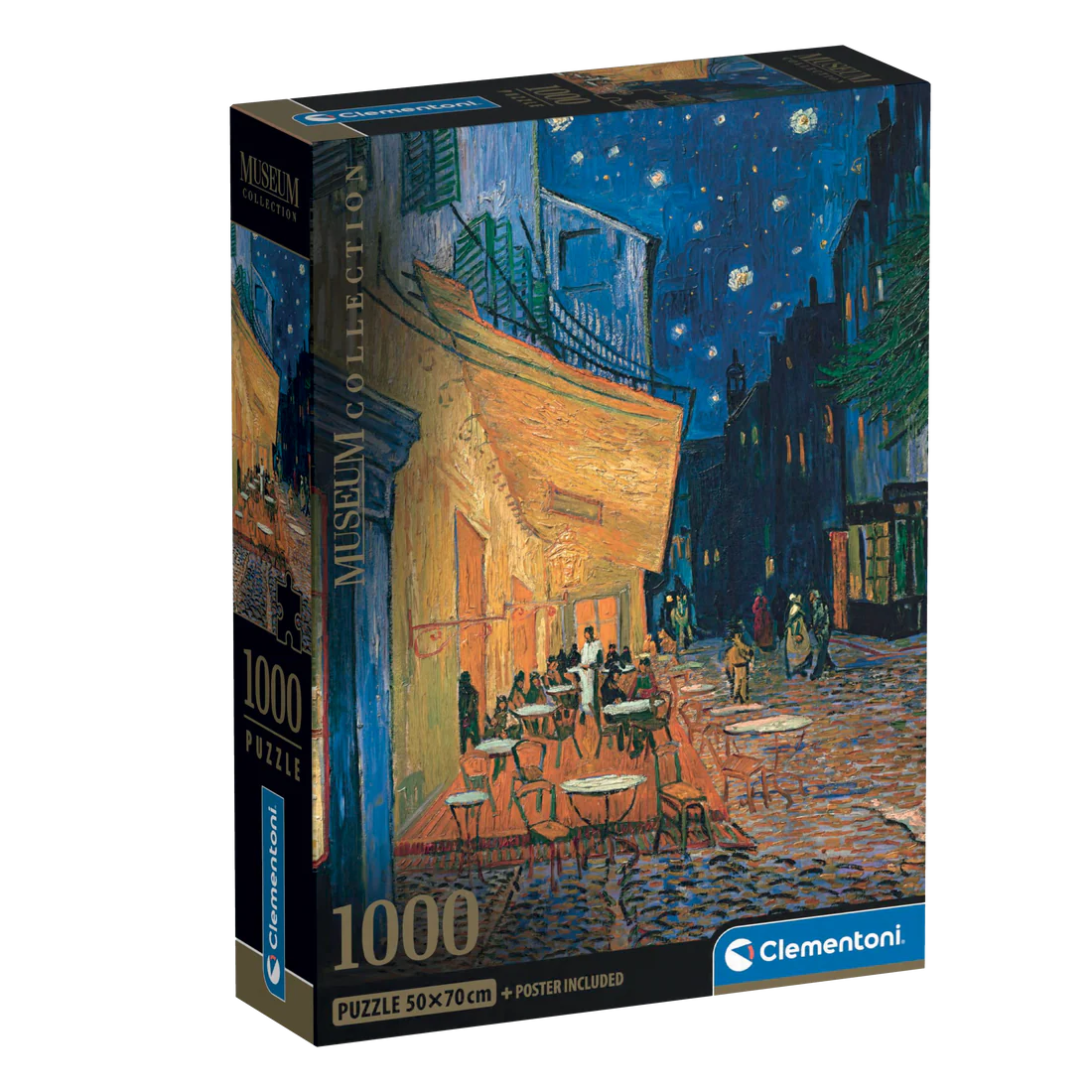 CLEMENTONI MUSEUM: CAFE TERRACE AT NIGHT - VAN GOGH 1000 PCS