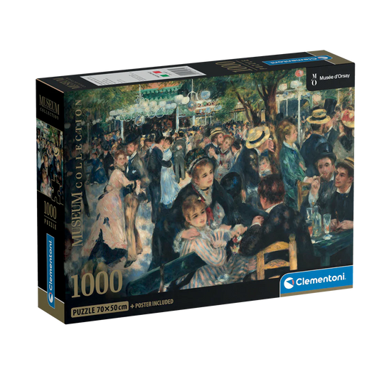 CLEMENTONI MUSEUM: DANCE AT THE MOULIN DE LA GALETTE 1000pcs