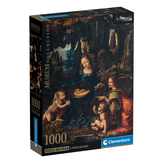 CLEMENTONI MUSEUM: THE VIRGIN OF THE ROCKS - DA VINCI 1000 pcs