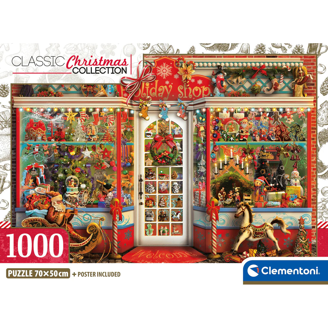 CLEMENTONI HOLIDAY SHOP 1000 PCS