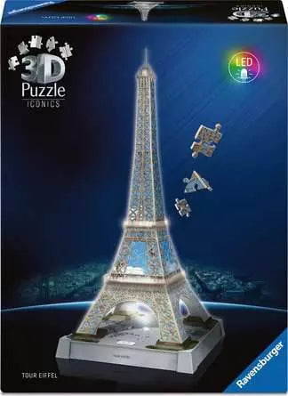 RAVENSBURGER Iconics 3D Eiffel Tower Night Ed. 216 pc