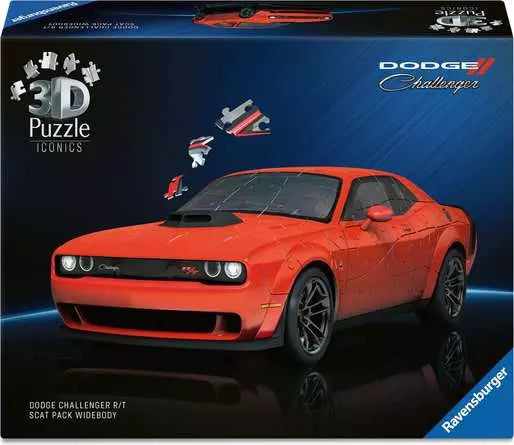 Ravensburger 3D Iconics Dodge Challenger R/T Scat Pack Widebody 108 pc