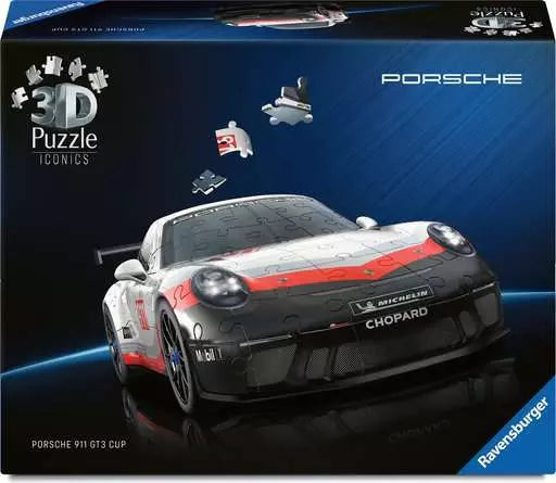 RAVENSBURGER Iconics 3D Porsche 911 GT3 Cup 108 pc
