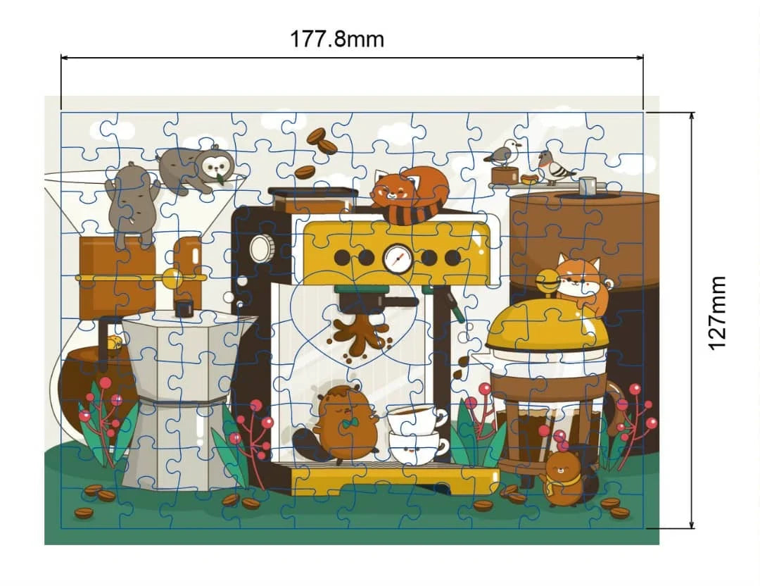 ARCADIA PUZZLES, Cream or Sugar, 99 pieces
