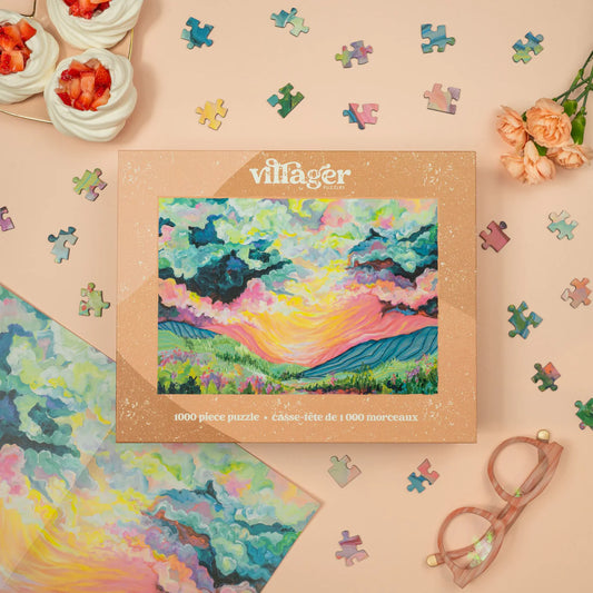 VILLAGER Daybreak | 1000-Piece Puzzle for Adults | Designed in Canada by Julie Amlin