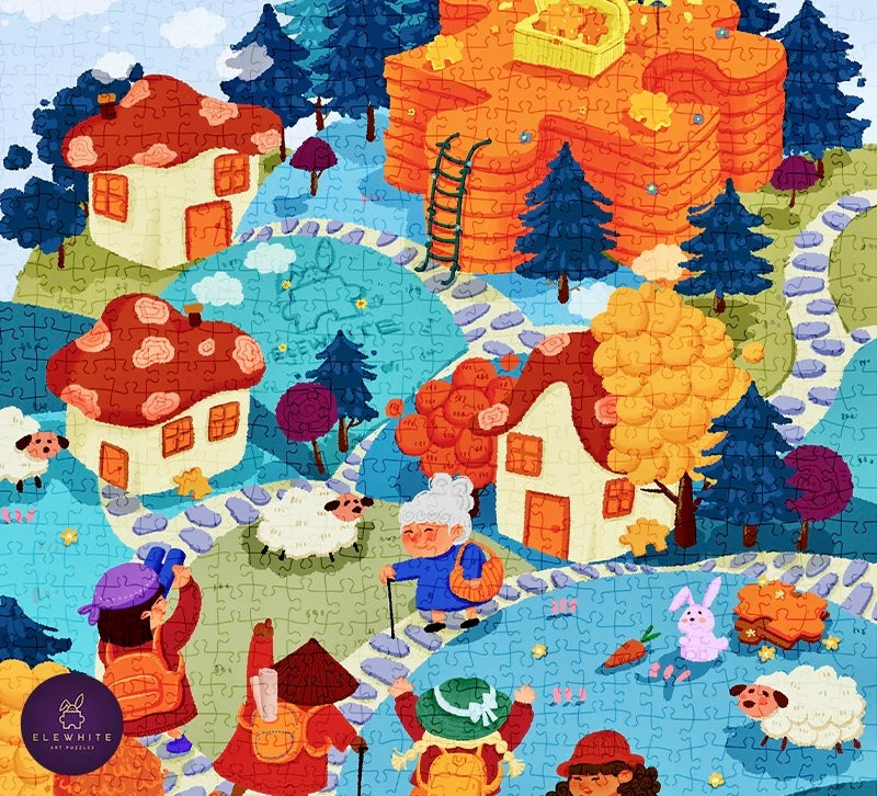 ELEWHITE, Puzzle Adventure, 1000 PCS