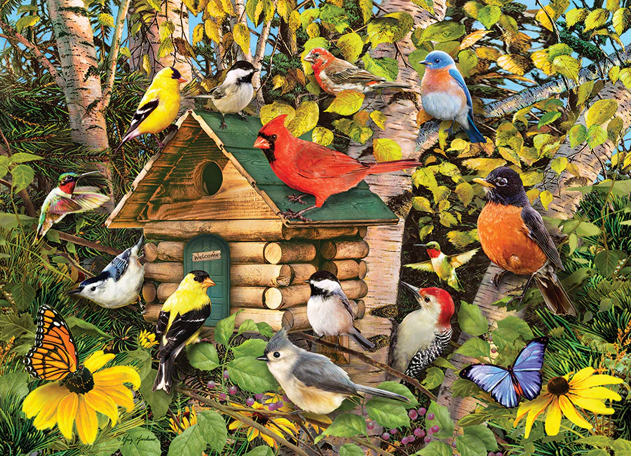 COBBLE HILL Bird Cabin | 1000 Piece