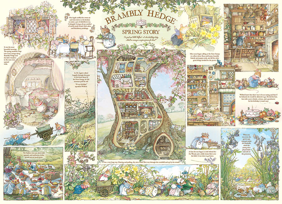 COBBLE HILL Brambly Hedge Spring Story | 1000 Piece