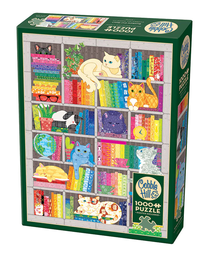 COBBLE HILL Rainbow Cat Quilt | 1000 Piece