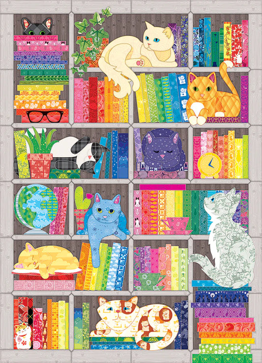 COBBLE HILL Rainbow Cat Quilt | 1000 Piece