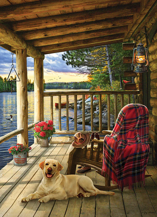 COBBLE HILL Cabin Porch | 1000 Piece