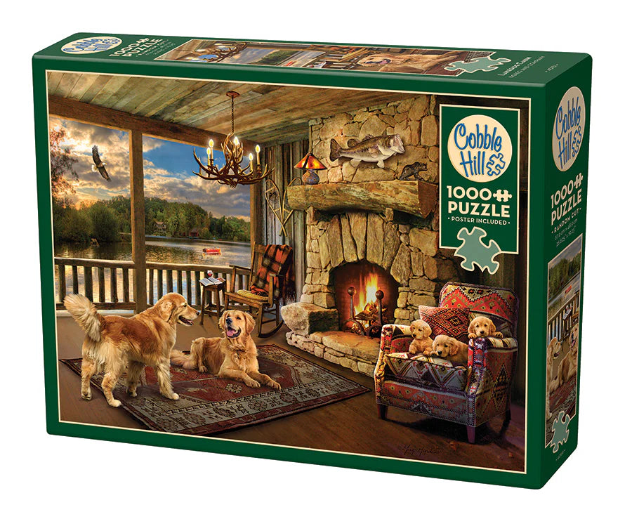 COBBLE HILL Lakeside Cabin | 1000 Piece